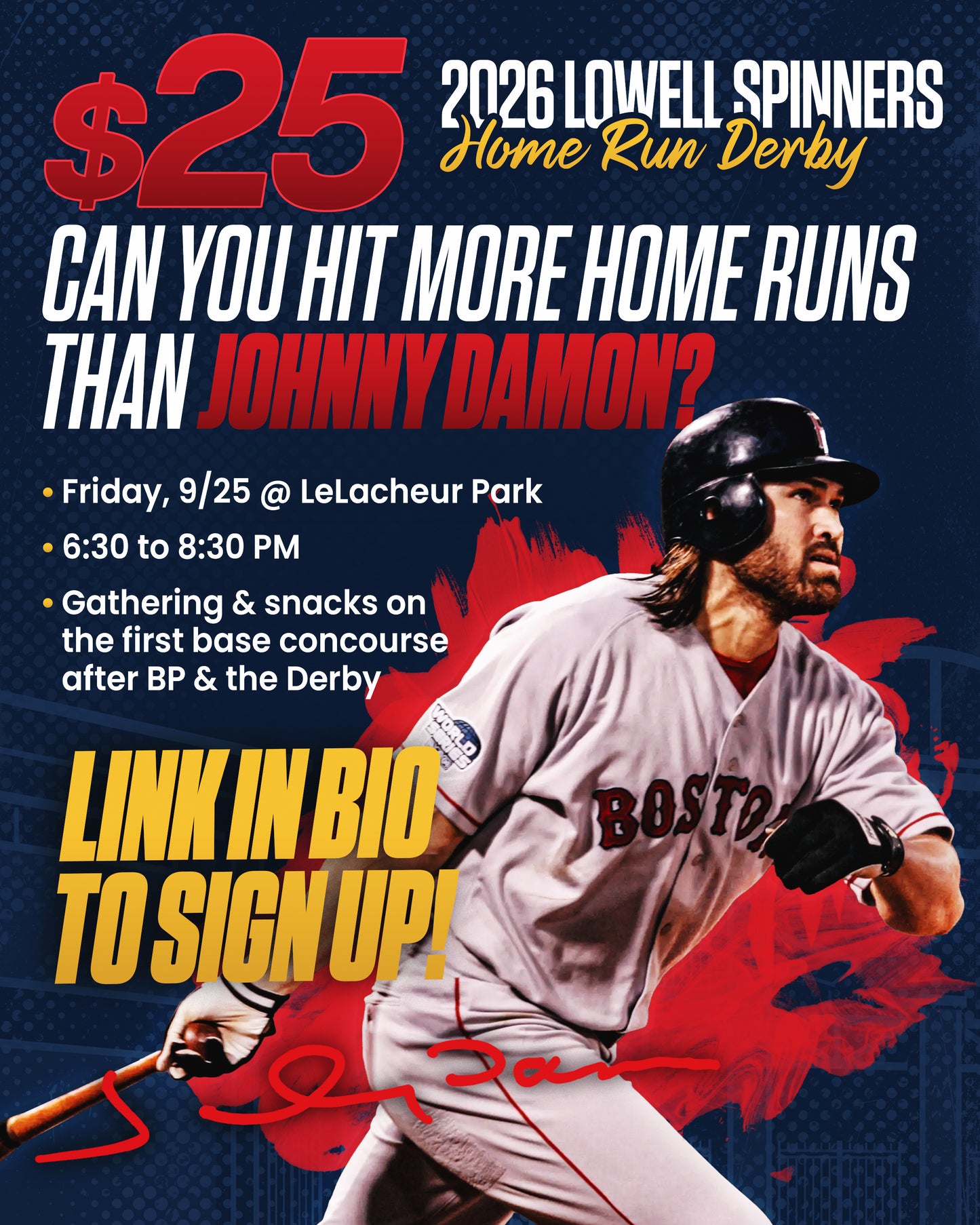 Johnny Damon's Fan Home Run Derby