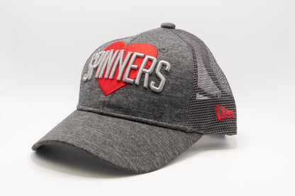Youth Grey Spinners Heart Logo Hat