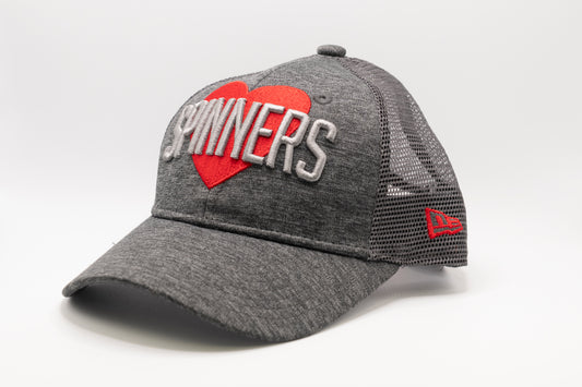 Youth Grey Spinners Heart Logo Hat