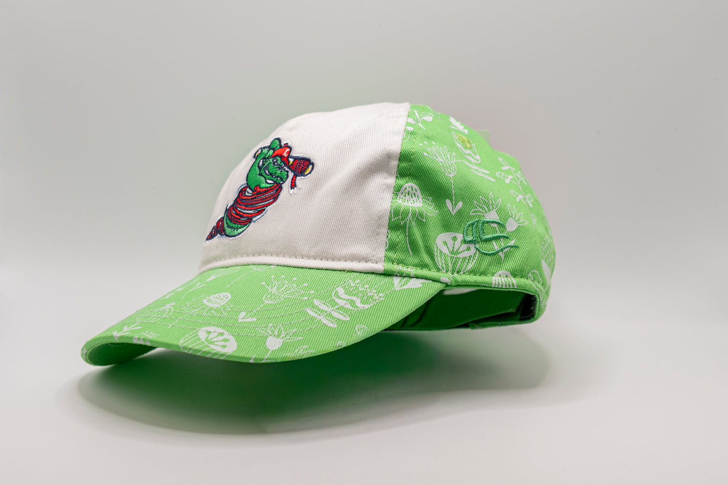 Toddler Green Floral Hat