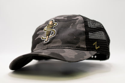 Zephyr Camo Adjustable Bobbin Hat