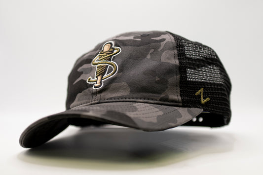 Zephyr Camo Adjustable Bobbin Hat