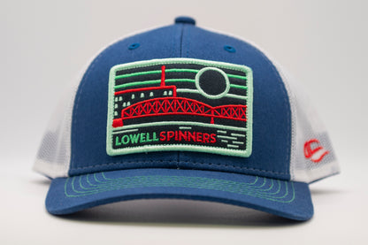 OC Lowell Spinners Green/blue Snapback Hat