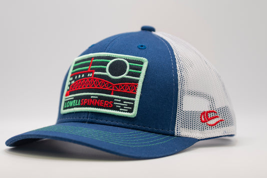 OC Lowell Spinners Green/blue Snapback Hat