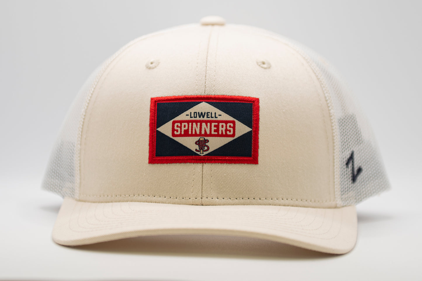 Zephyr Cream Lowell Spinners Trucker Hat