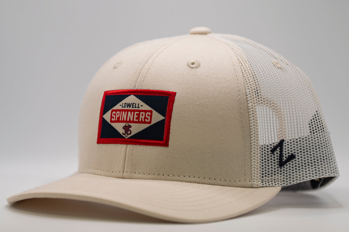 Zephyr Cream Lowell Spinners Trucker Hat