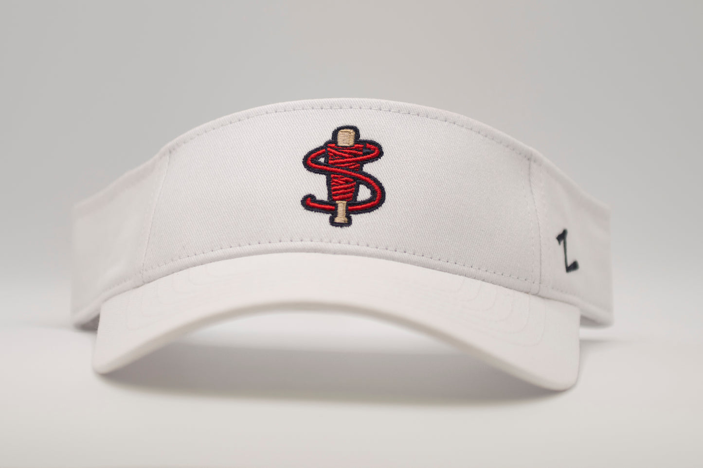 Zephyr White Bobbin Visor