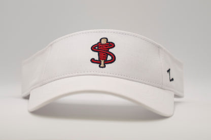 Zephyr White Bobbin Visor