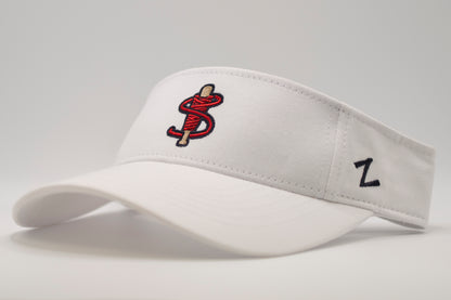 Zephyr White Bobbin Visor