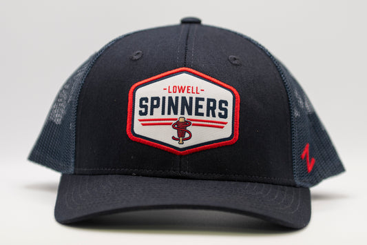 Zephyr Navy Lowell Spinners Trucker Hat