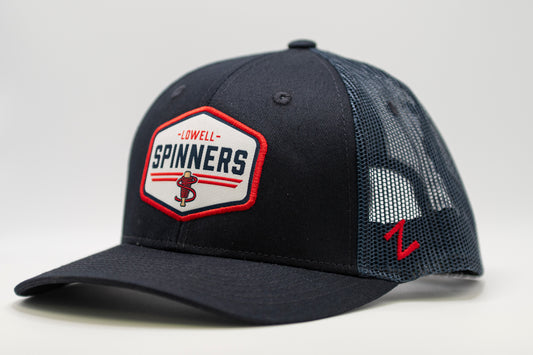 Zephyr Navy Lowell Spinners Trucker Hat