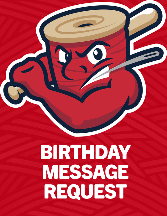 Birthday Message on the Stadium Scoreboard